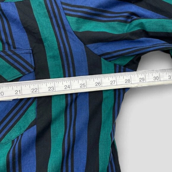 Wrangler Men's Western Shirt Dead Stock Vintage Snap Cowboy Short Sleeve 2XL - Picture 5 of 6